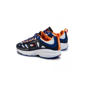 Tommy Hilfiger dark blue retro sneaker side view - Tommy Hilfiger