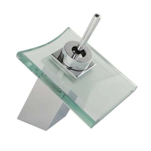 Diplon ST2982 szögletes üveg mosdó csaptelep