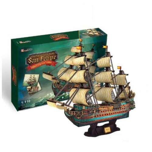 CubicFun Puzzle 3D - San Felipe cu barca cu vele 248pcs 34224353