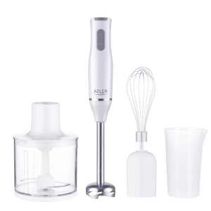Adler AD4620 Hand Blender Set with chopper, whisk, and beaker - Hand Blender
