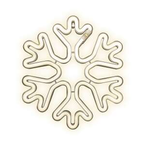 Fehér LED hópehely karácsonyi fény, elemmel és USB-vel működő - Nonbrand Fényfüzér