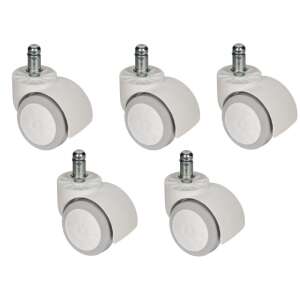 5 db Fehér Székgörgő - 11 mm Csap