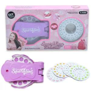 Csillogó Gyémánt Köröm Strasszkő Szett - 4 db Tárccsal