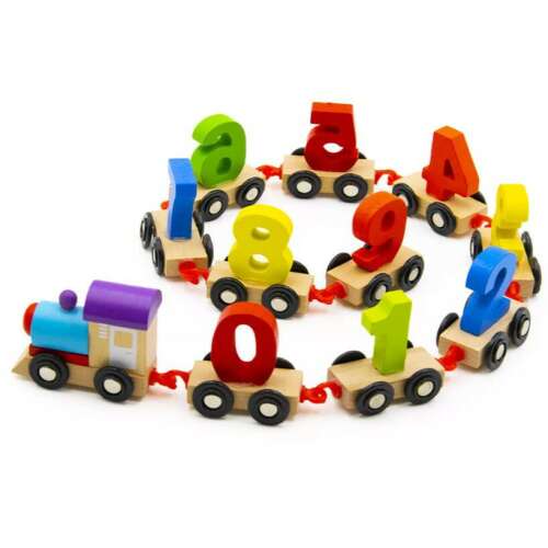 Fa Számok Vonata - Tanuló Játék - 10 db