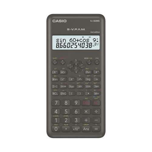 Calculator științific Casio FX-82MS 2E, negru, ediția a 2-a