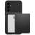 Spigen Slim Armor CS Galaxy S23 FE black phone case with card holder open showing a credit card