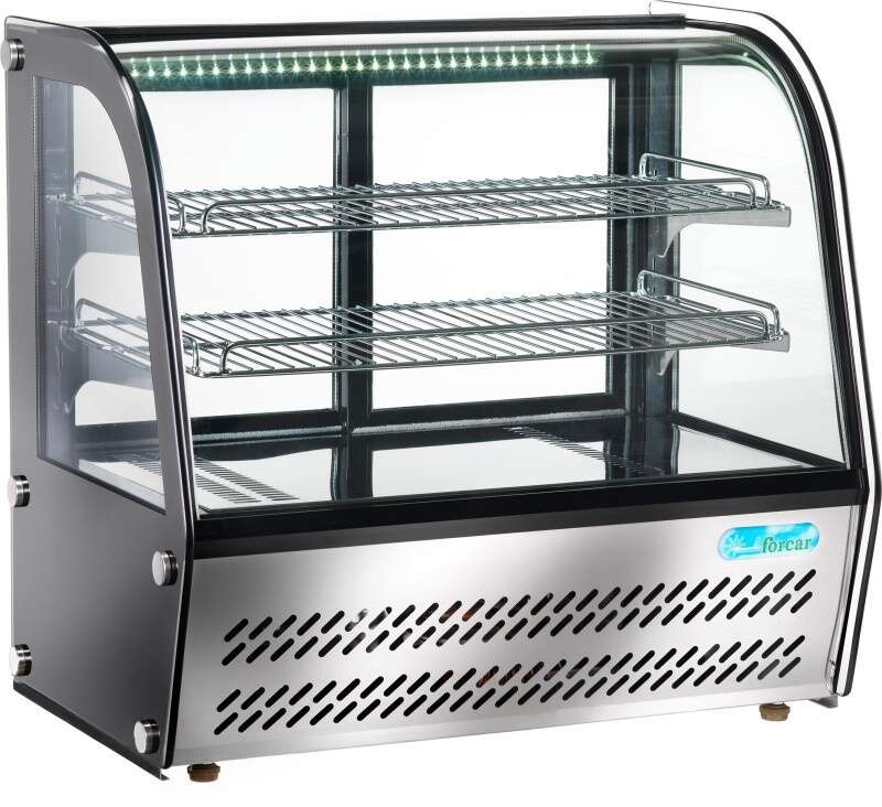 Asztali hűtővitrin ventilációs  hűtéssel (vpr120)