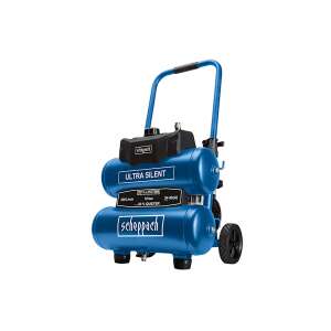 Scheppach HC 20 Si Twin Ultra Silent oil-free twin-cylinder compressor, 20 liter tank - Scheppach Compressor