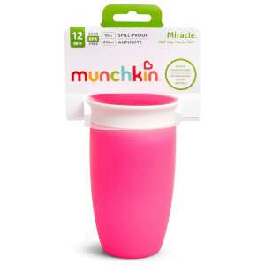Munchkin Miracle 360 itatópohár 296ml - pink 89123734 Itatópoharak, poharak - 296 ml