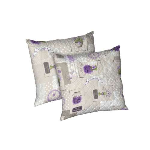 Lavanda 2 db Párna, steppelt mikroszál Alcam, 70X70 cm 89180036