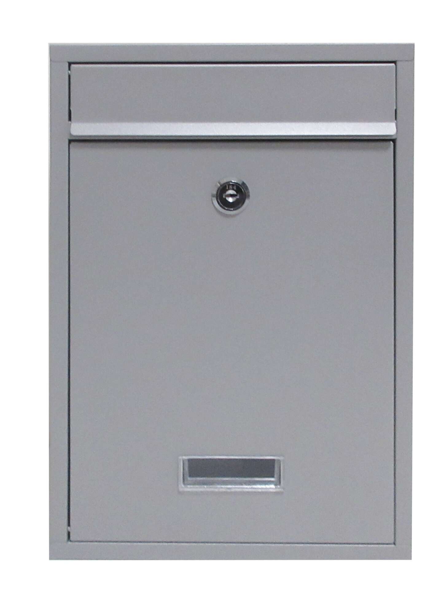 Pepita klasszikus zárható horganyzott acél Postaláda - ezüst
