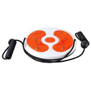 Fitness korong ellenállás szalagokkal, narancssárga és fehér, MS107 - Twister korong