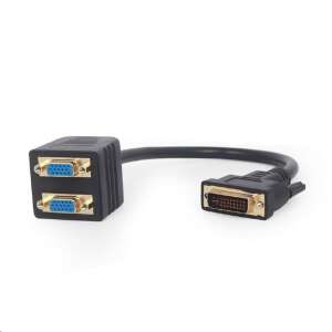 Gembird Cablexpert DVI -- > 2VGA elosztó kábel (A-DVI-2VGA-01) (A-DVI-2VGA-01) 89273630 