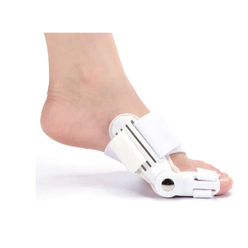 EJANBO bütyök korrektor, fehér, 2 db, bütyök fájdalom enyhítésére, lábujjak korrekciójára, lúdtalp, lábápolás