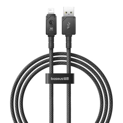 Baseus Explorer 2.4A 1M fekete Lightning - USB kábel