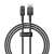 Baseus Explorer 2.4A 1M fekete Lightning - USB kábel