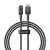 Baseus Explorer 2.4A 1M fekete Lightning - USB kábel