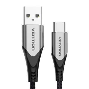 Kabel Vention USB-C do USB-A, 2m, szary, szybkie ładowanie, transfer danych - Kabel USB