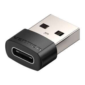 Vention USB 2.0 hím USB-C női adapter, fekete - Vention