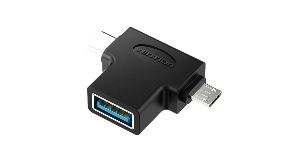 USB-ről USB-C és Micro USB OTG adapter Vention CDIB0 | Pepita.hu