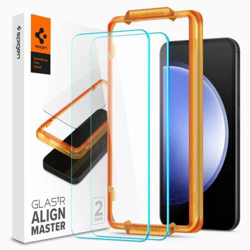 Spigen Glas.TR AlignMaster tempered glass screen protector for Samsung Galaxy S23 FE, 2 pack