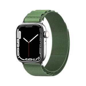 Zöld Alpine Apple Watch szíj acél csattal 38/40/41 mm-es Apple Watch-hoz - Okosóra szíj