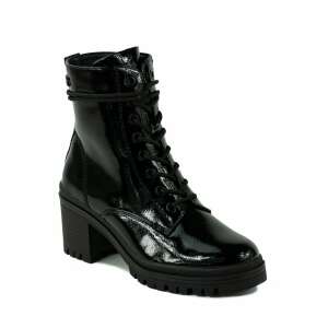 S.Oliver Női Fekete Lakkbőr Bokacsizma - 37 89350465 - S.Oliver