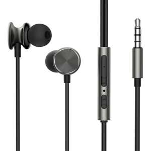 Joyroom Wired Series JR-EW03 wired earphones in dark gray - Headphone and Bluetooth Speaker