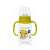 Baby Bruin 120ml polypropylene baby bottle with handles, yellow color, dinosaur design