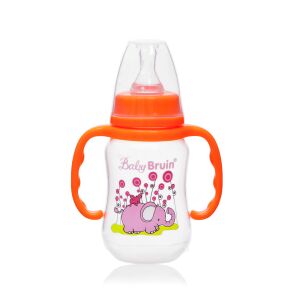 55042882 Baby Bruin Polypropylene Bottle with Handles, 125ml
