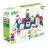 BiOBUDDi Tanulás - Gyümölcsök építőjáték, 27 darab, oktató játék 1,5-6 éves gyerekeknek, fenntartható anyagokból készült, doboz csomagolás