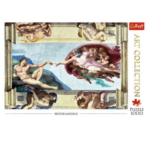 Trefl Art Collection Puzzle - Michelangelo: Stvorenie Adama 1000ks