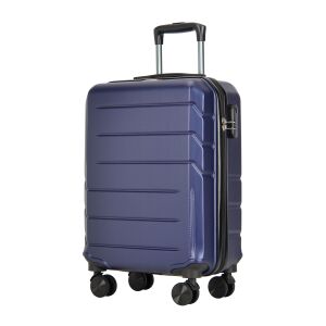 BONTOUR Spinner modrý kabínový kufor so 4 kolieskami - Kufre&tašky