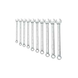 Sada kombinovaných kľúčov DEWALT 10 dielov, šikmý pohľad - Očko-vidlicové kľúče