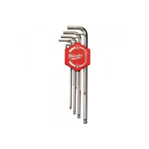 Milwaukee 9-piece Allen Wrench Set with Ball End - Allen wrench