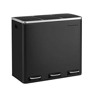 Pedalna kanta za smeće SONGMICS 54L s tri odjeljka - SONGMICS