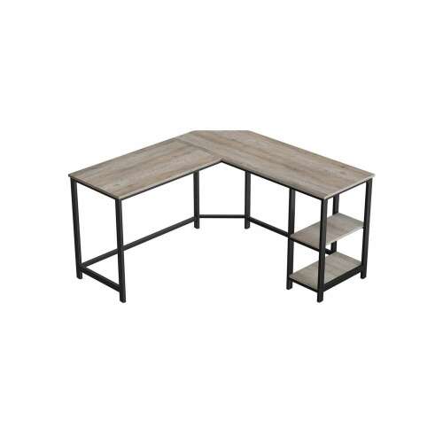 Íróasztal, Egyszerű felépítésu, szürke, 138 x 138 x 75 cm (H x Sz x M) 34496305
