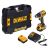 Set mașină de găurit și înșurubat cu acumulator DEWALT DCD800P2T 18V cu cutie TSTAK