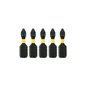 Set de 5 biți de șurubelniță DEWALT Extreme Impact, PH1 x 25 mm - Accesorii pentru unelte