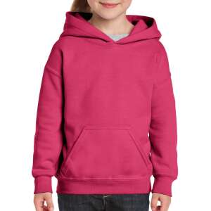 Gildan kapucnis gyerek pulóver, GIB18500, Heliconia-S 89514918 
