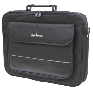 Manhattan Empire 17 Zoll Schwarze Laptoptasche mit Vordertasche - Manhattan