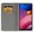 Gold Samsung A15 Smart Case book cover, inside with card slot