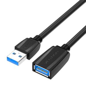 Vention USB 3.0 extension cable, black, 1.5m, male to female - Cable