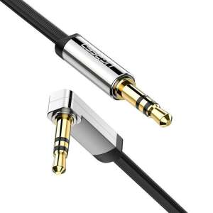 Kabel audio UGREEN 3,5 mm jack do 3,5 mm jack, złącze kątowe, 1 metr, czarny - Ugreen
