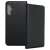Black Samsung A15 Smart Case book cover, showing the front and back