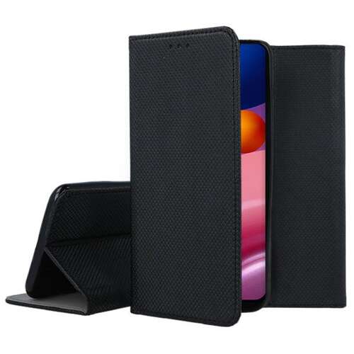 Black Samsung A15 Smart Case book cover, showing the front and back