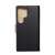 Black and gold Samsung S24 Ultra phone case with a wallet