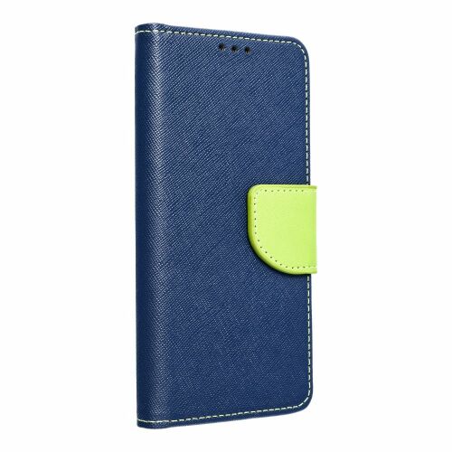 Fancy Book Samsung S24 Ultra Wallet Case - Navy Blue and Lime