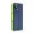 Samsung Galaxy S24 Ultra phone case, blue and lime green, side view