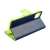 Samsung Galaxy S24 Ultra phone case, blue and lime green, back view